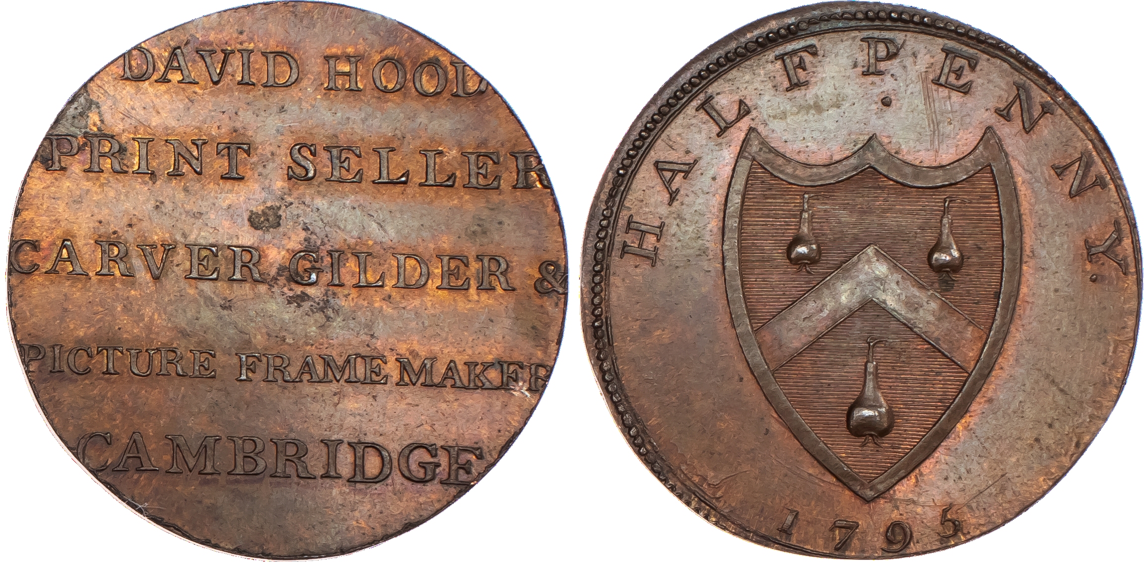Cambridge, Spence's mule Halfpenny....