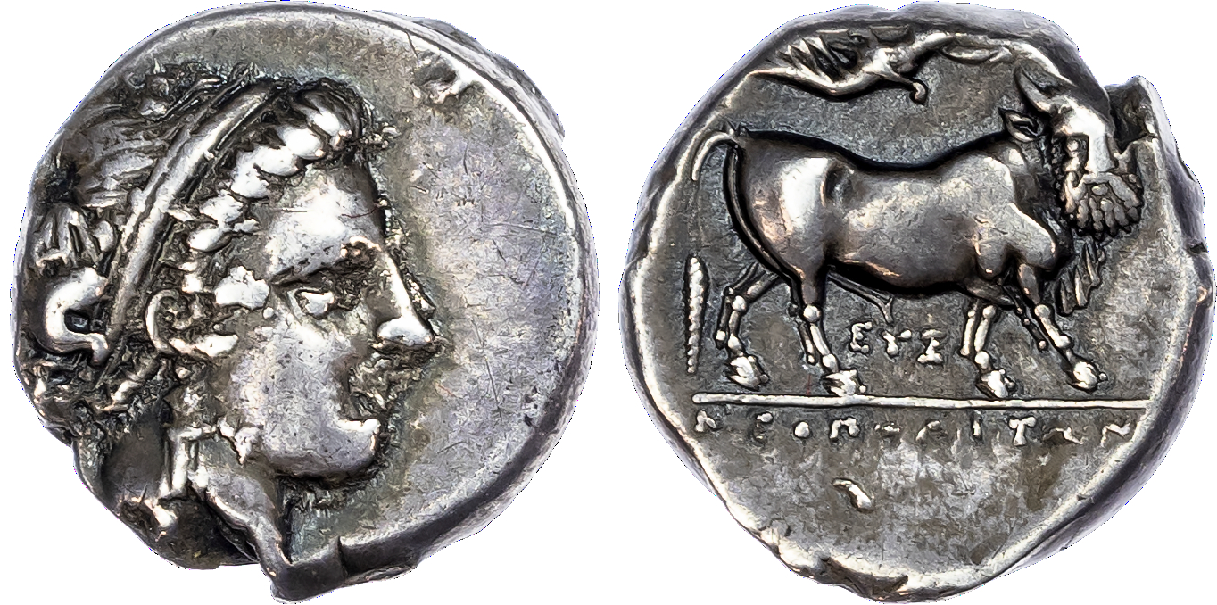 Campania, Neapolis (c. 300 BC) AR Nomos, 7.34g.