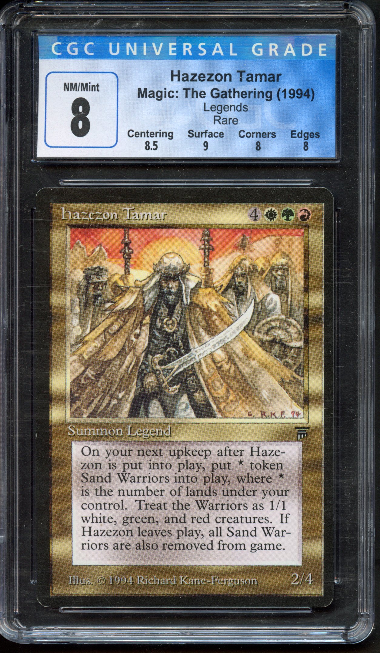 CGC 8 Hazezon Temar - Legends 1994