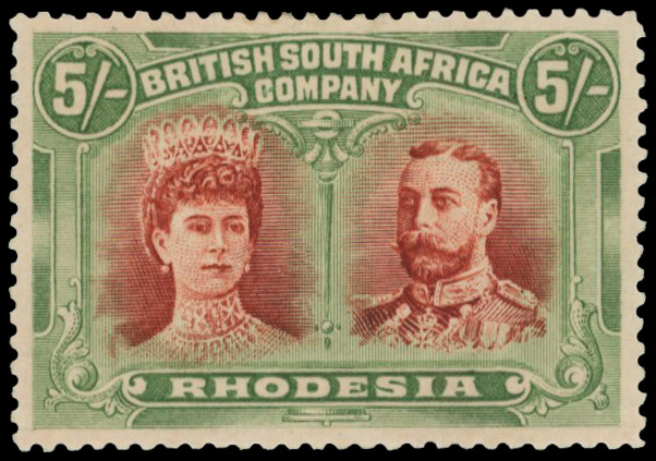 5s brown-red and green RSC A, mint