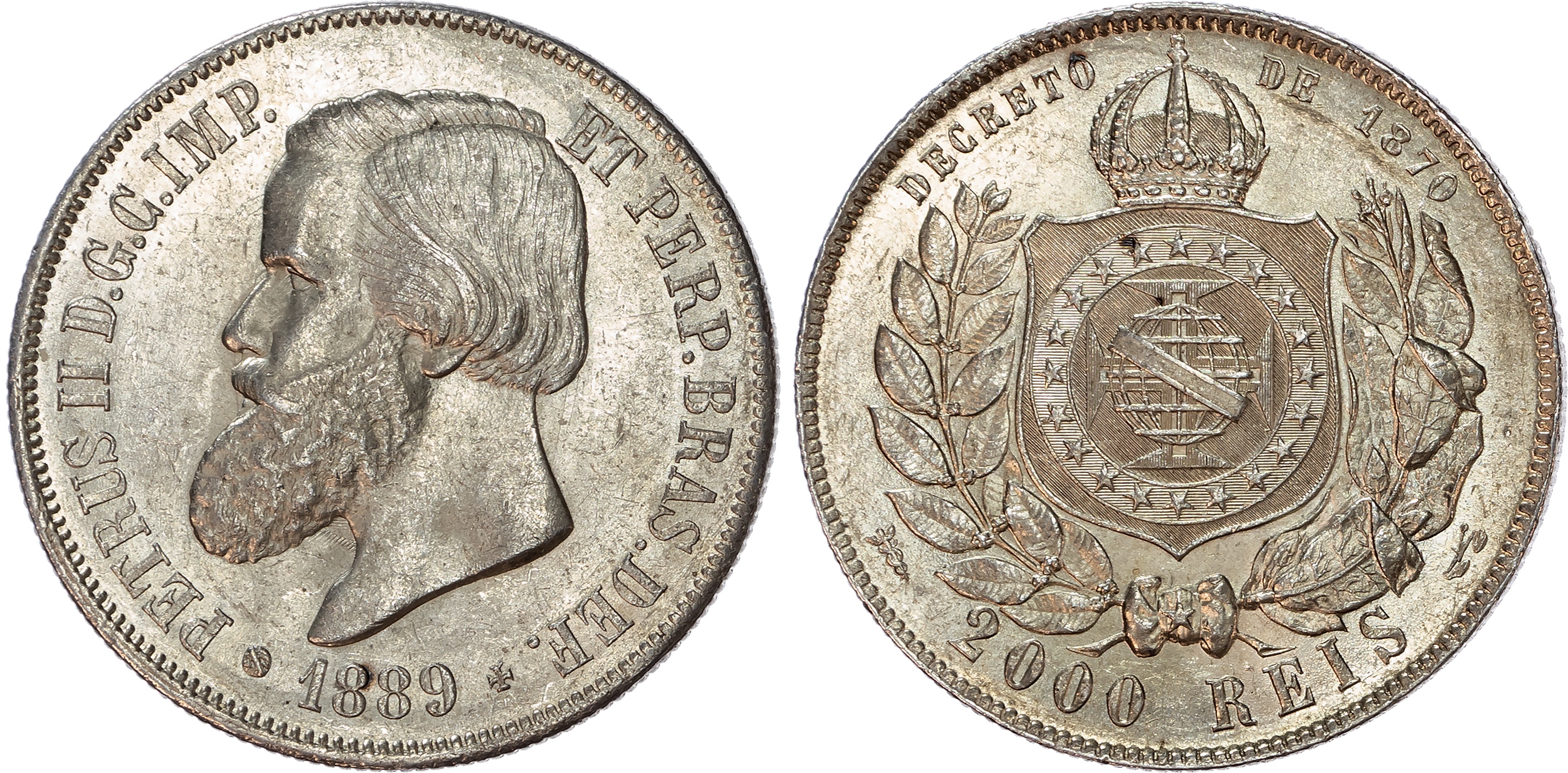 Brazil, silver coins (2)