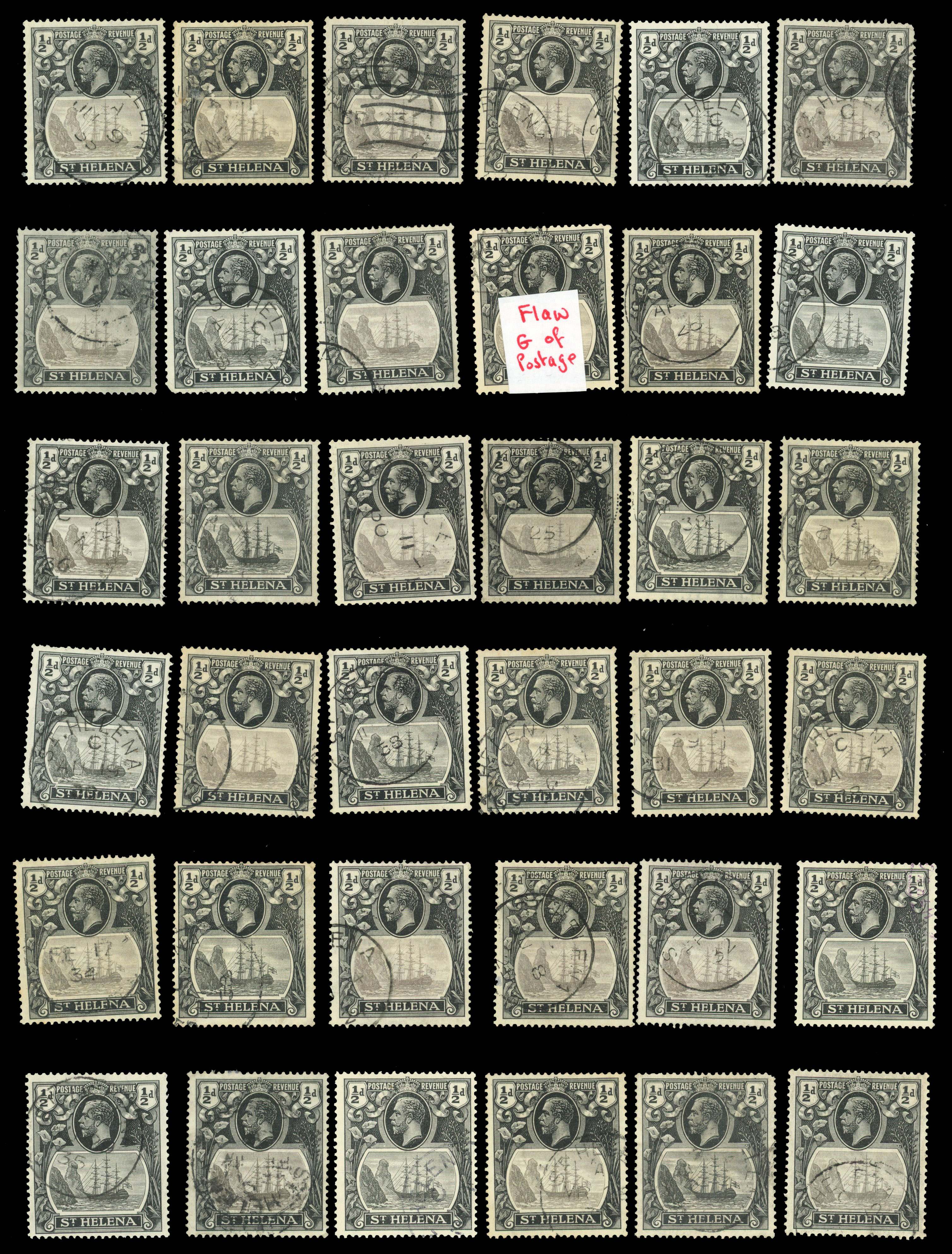St Helena SG 97-109 collection used