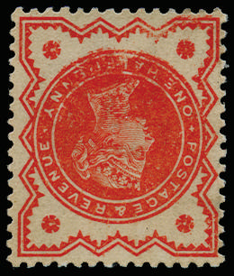 Great Britain 1887 ½d Vermilion "Jubilee" (Wmk. Inverted). Very fine unmounted example printed on the gummed side.…