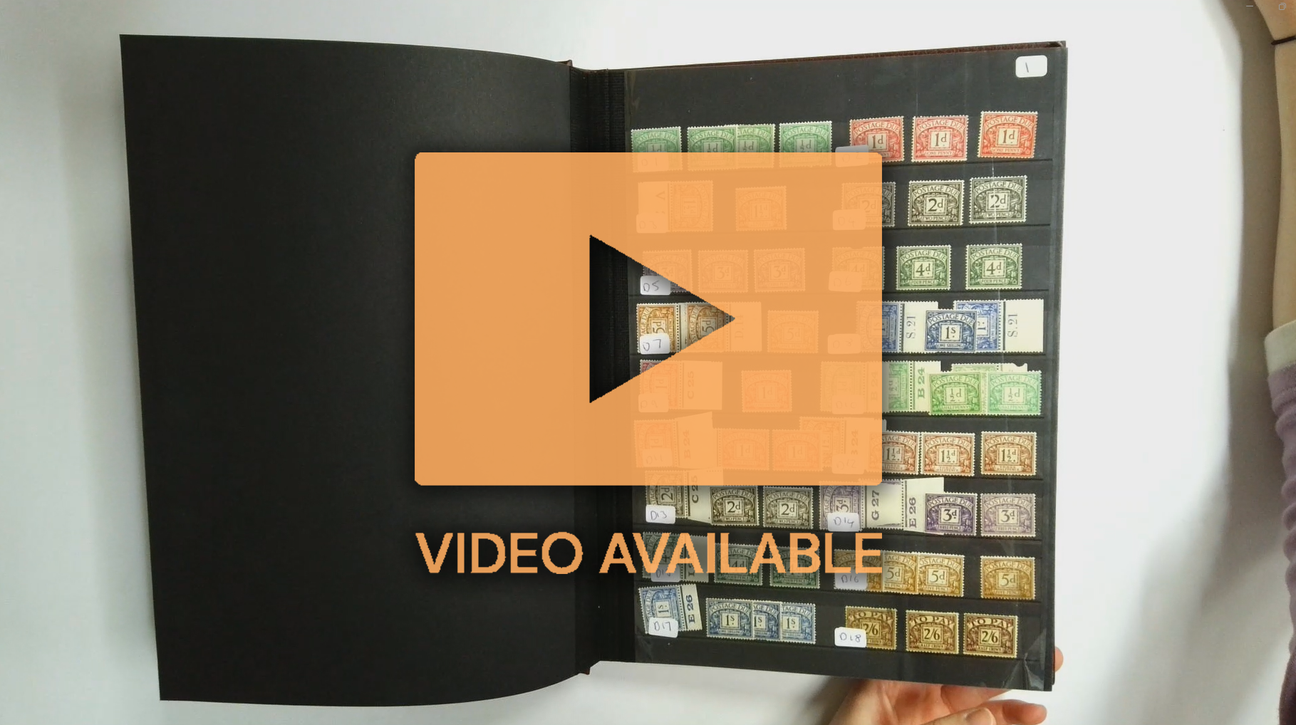 GB: POSTAGE DUES: 1914-94 predominately mint duplicated collection arranged in a maroon stockbook