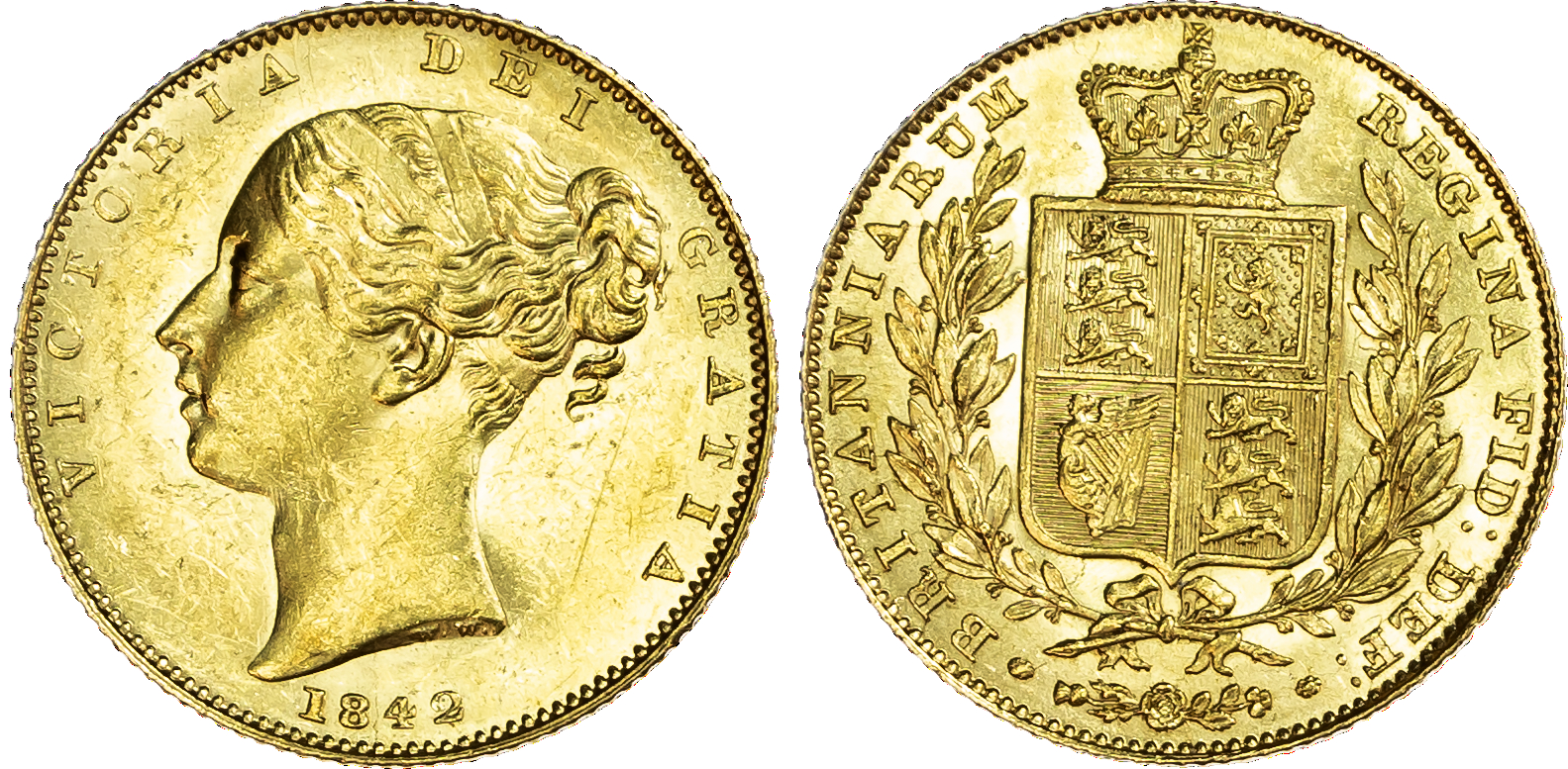 Victoria (1837-1901), Sovereign, 1842