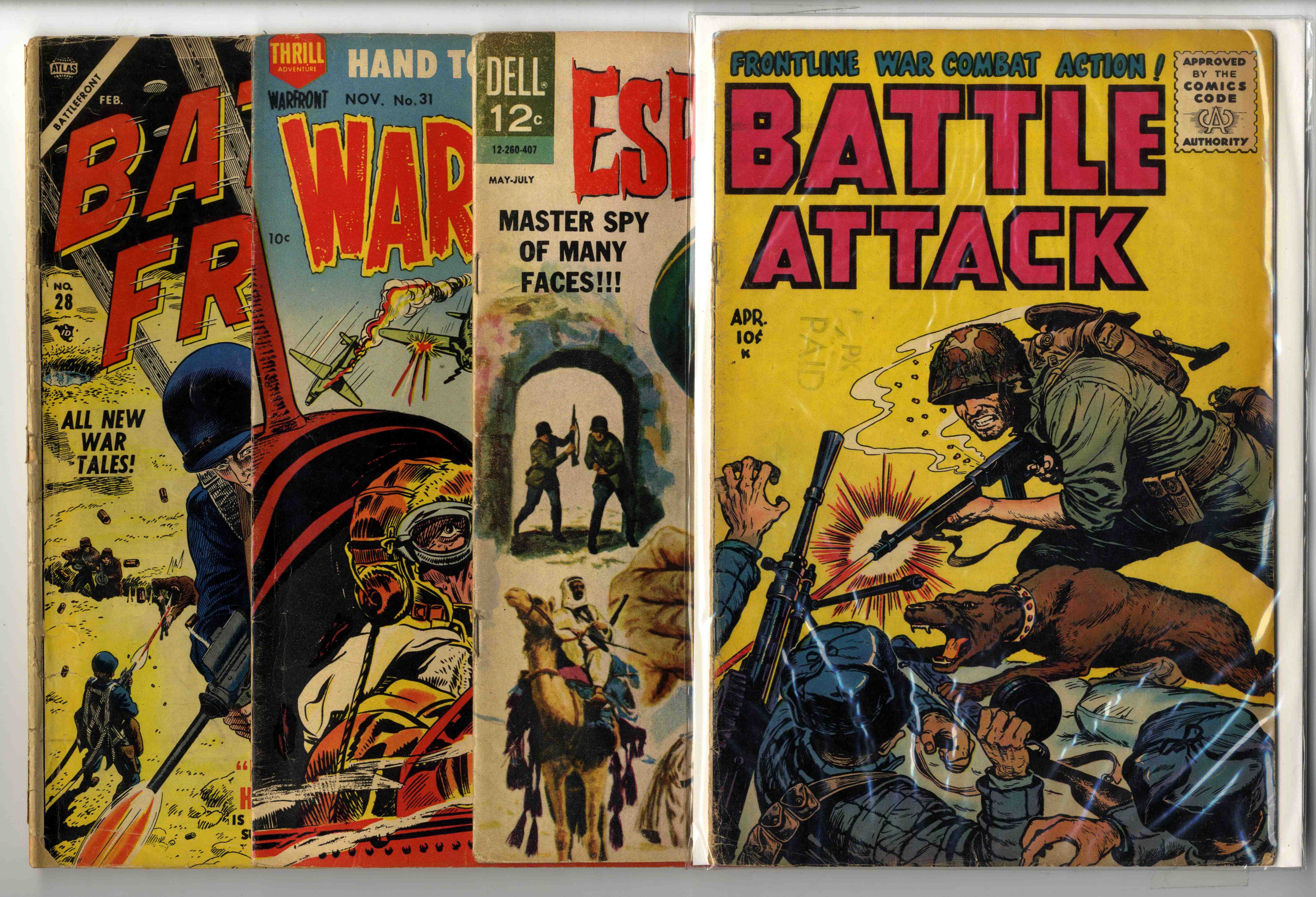 †Group of Golden Age War Comics (Various Publishers 1940s-1950s) Bundle of 25 Issues