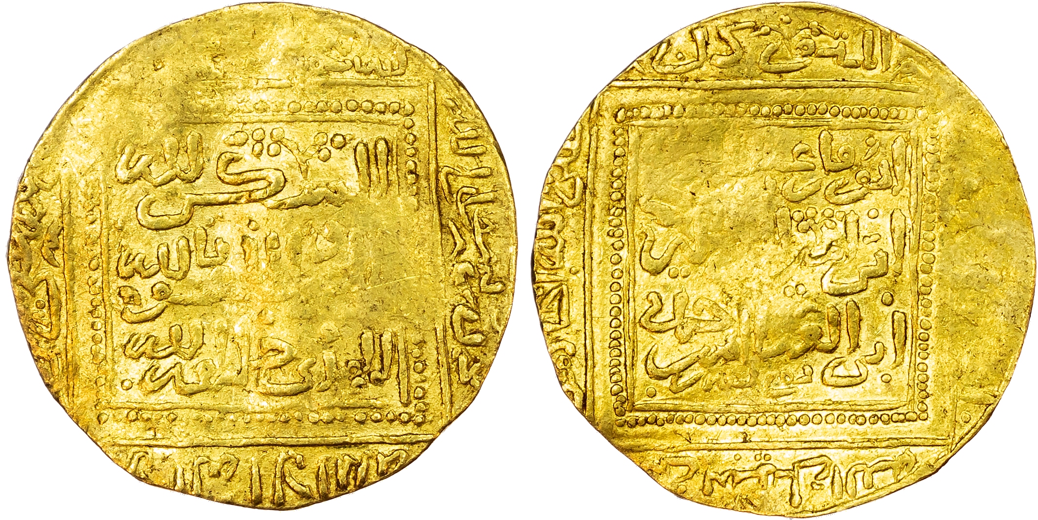Hafsid, Abu Faris ‘Abd al‑‘Aziz II (AH 796‑837 / 1394‑1434 AD), gold Dinar, Tunisia mint