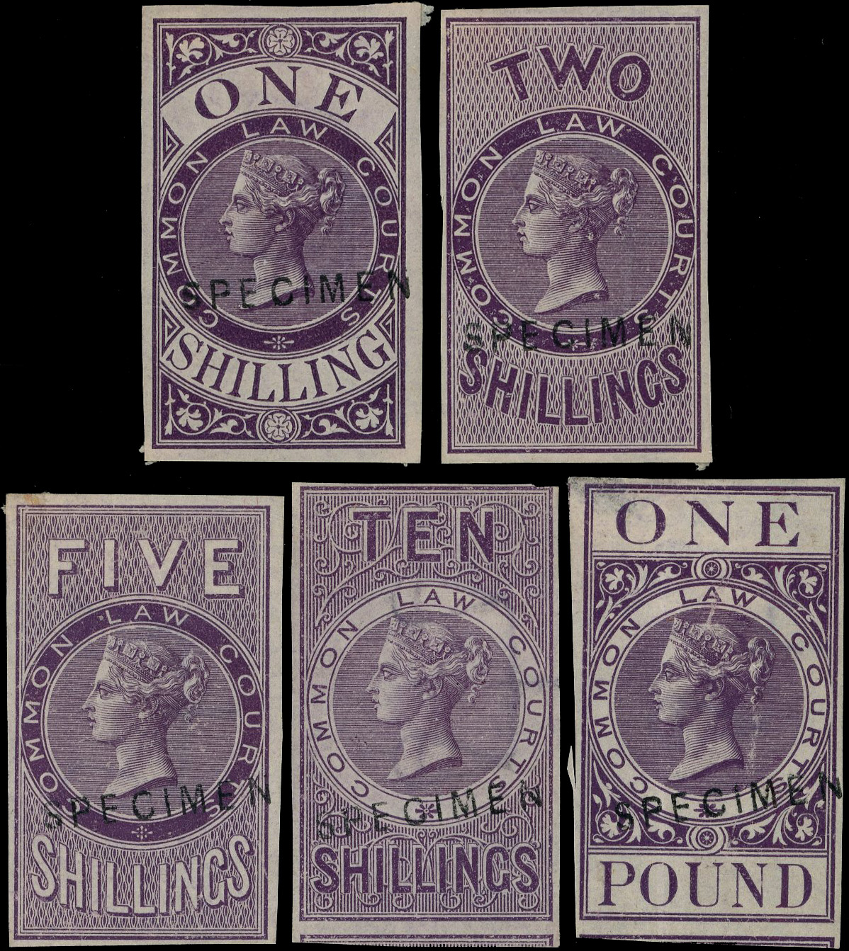 Common Law Courts Plate Proofs x5