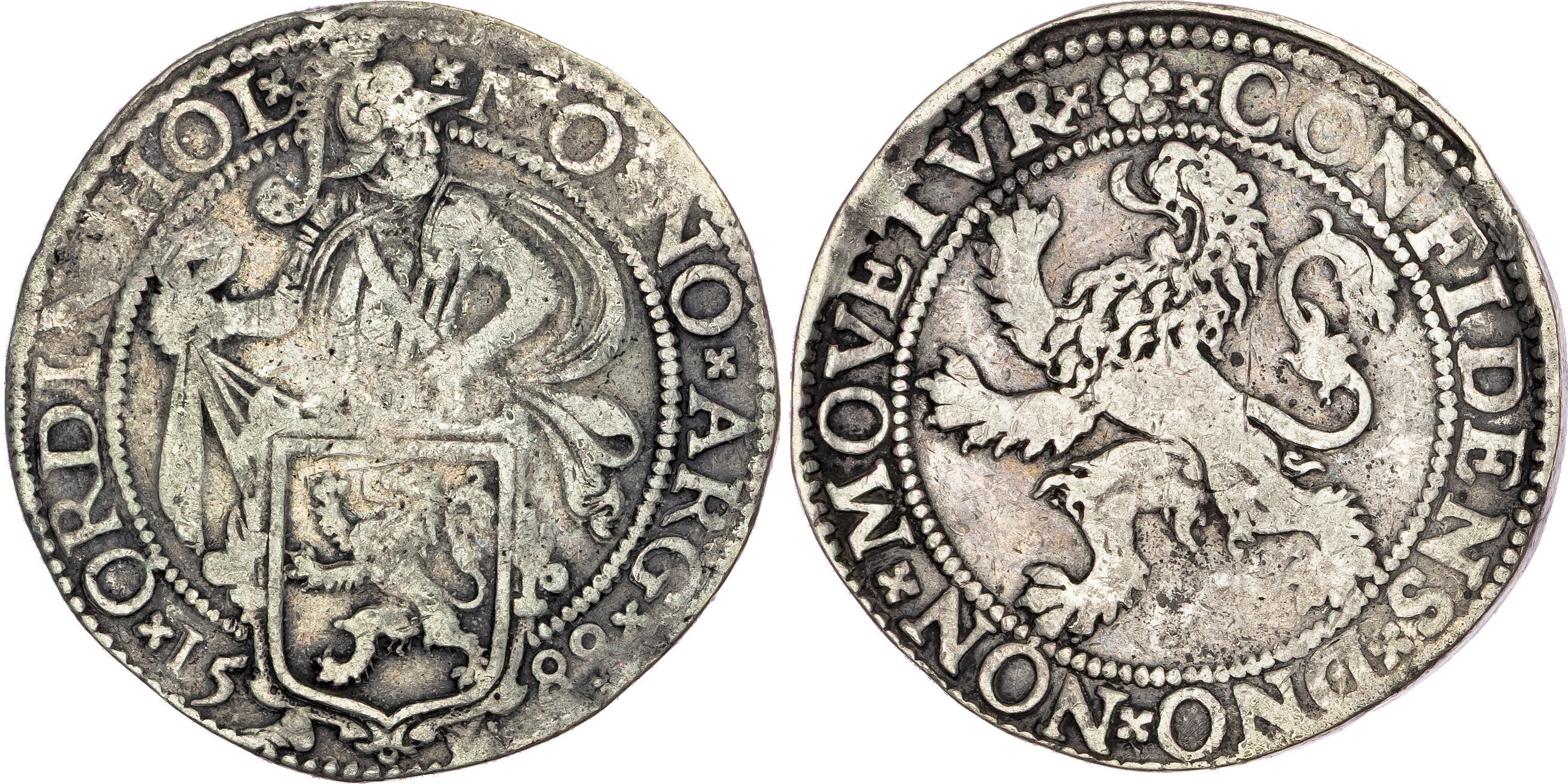 Low Countries, Holland, silver Lion Dalder