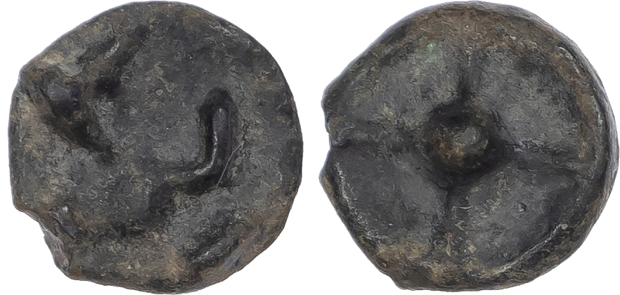 Moesia, Istros Æ 12mm. 5th century BC.