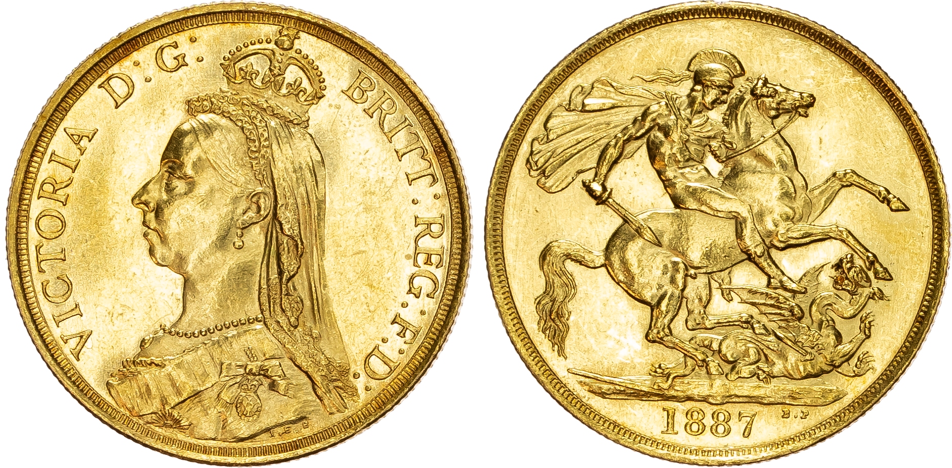 Victoria (1837-1901) Two Pound, 1887