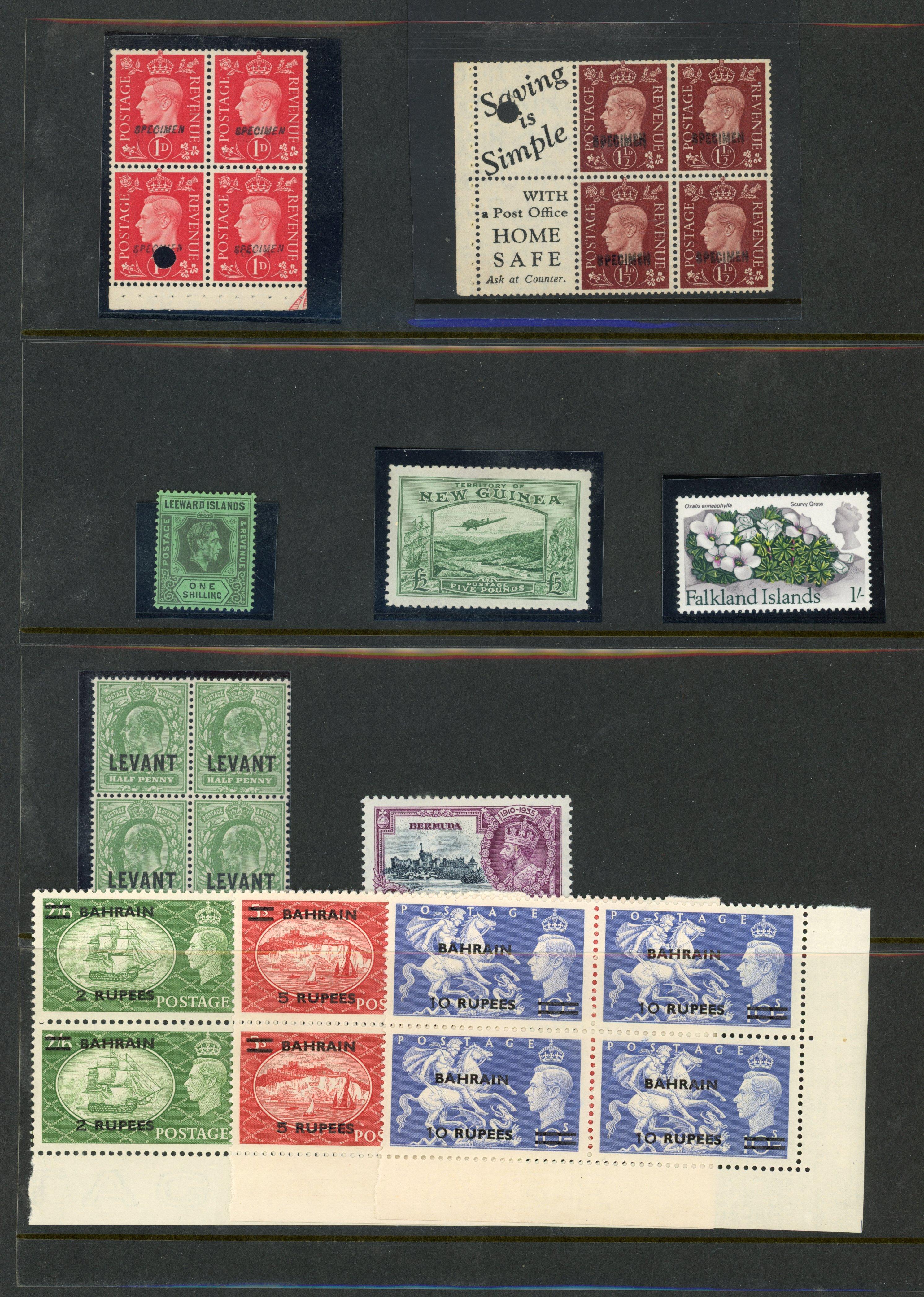 British Commonwealth mint collection on stock pages