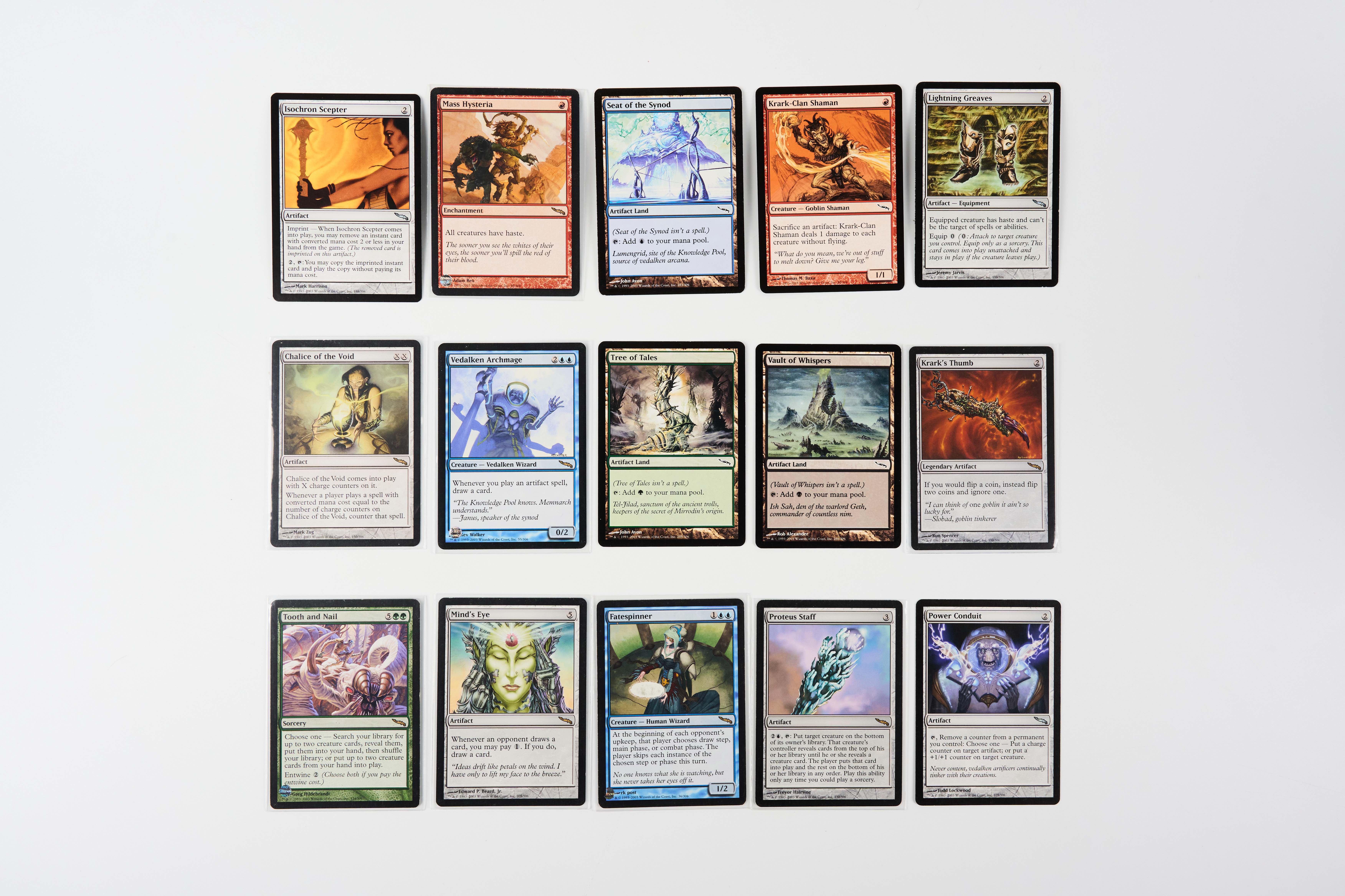 Mirrodin Partially Completed Set