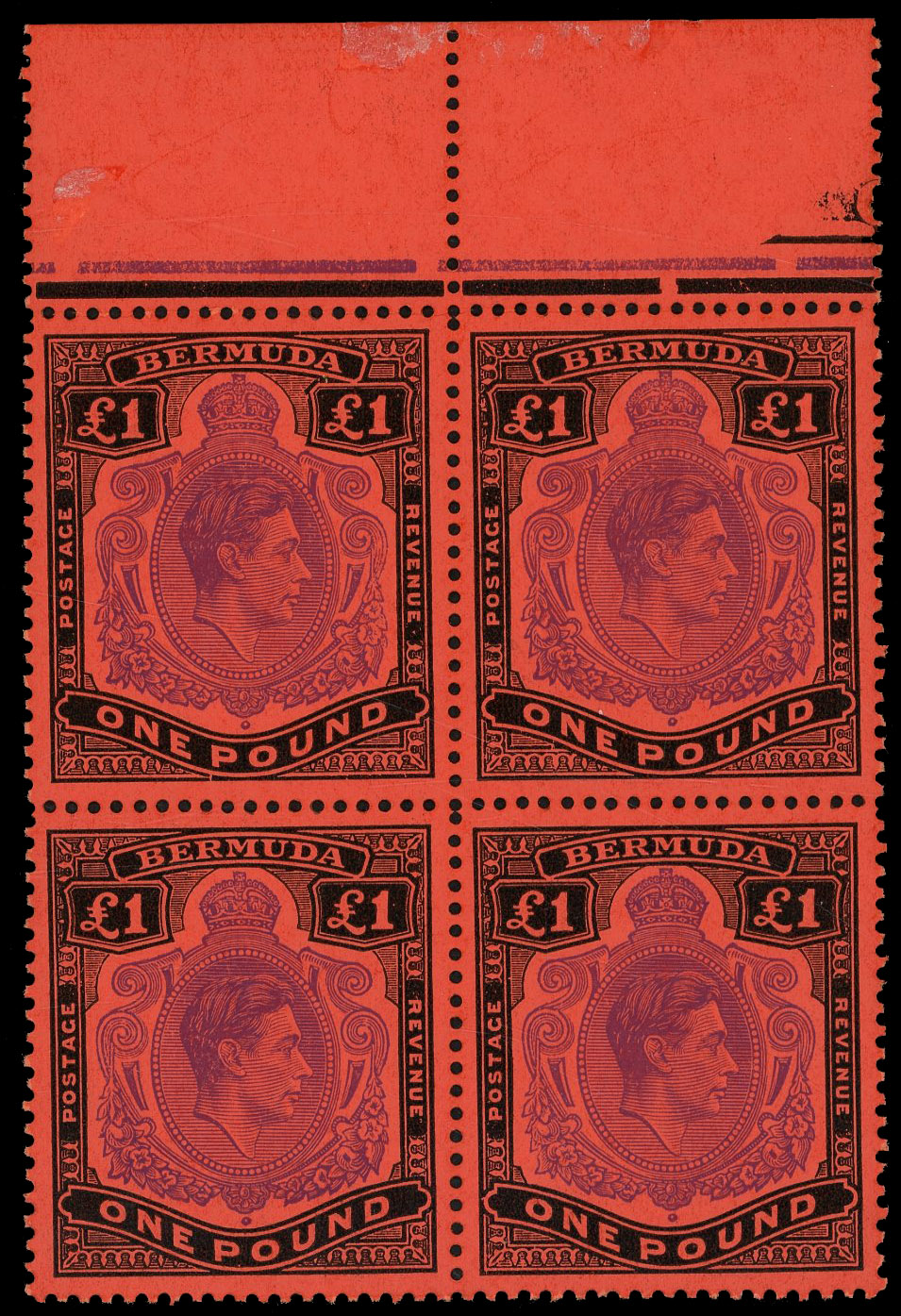 Bermuda SG 121d block mint