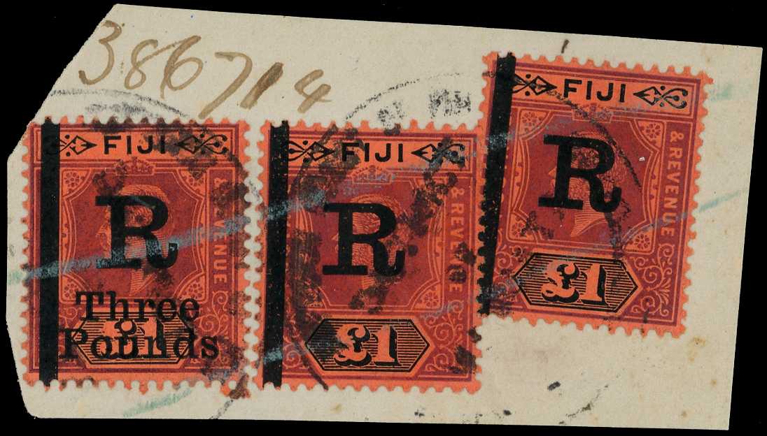 1911-12 Wmk Multiple Crown CA, complete KEVII...