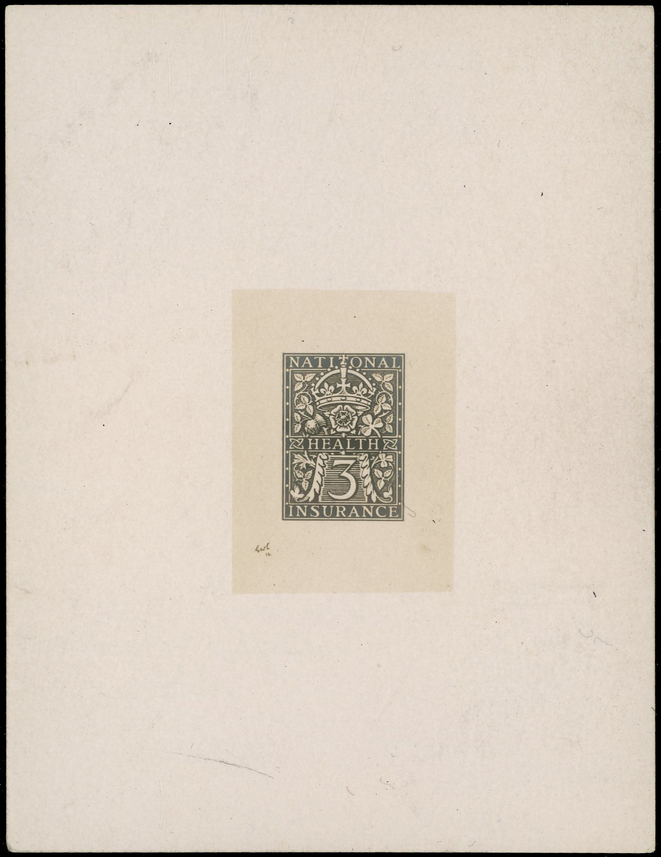 GB National Health Insurance 1911 Unissued Bromide Essay