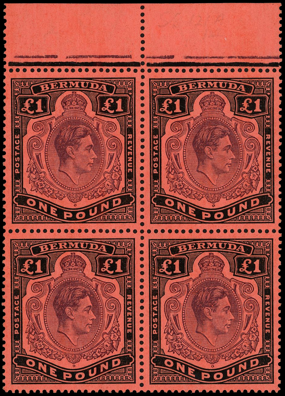 Bermuda SG 121c block mint