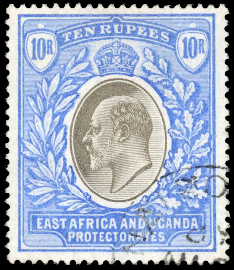 East Africa & Uganda SG 14 1903 10r used