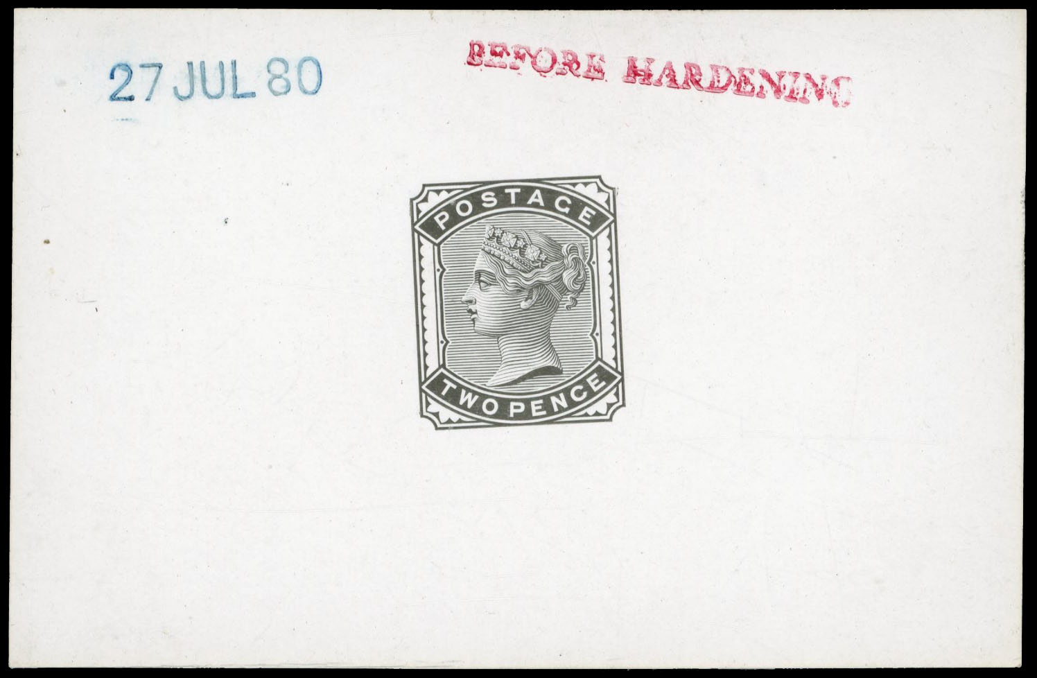 GB SG 168 1880 2d die proof