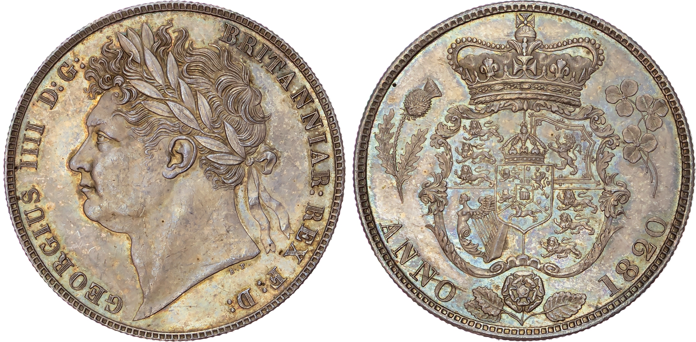 George IV (1820-1830), AR Halfcrown, 1820.