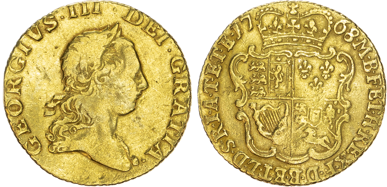 George III (1760-1820), Half-Guinea, 1768