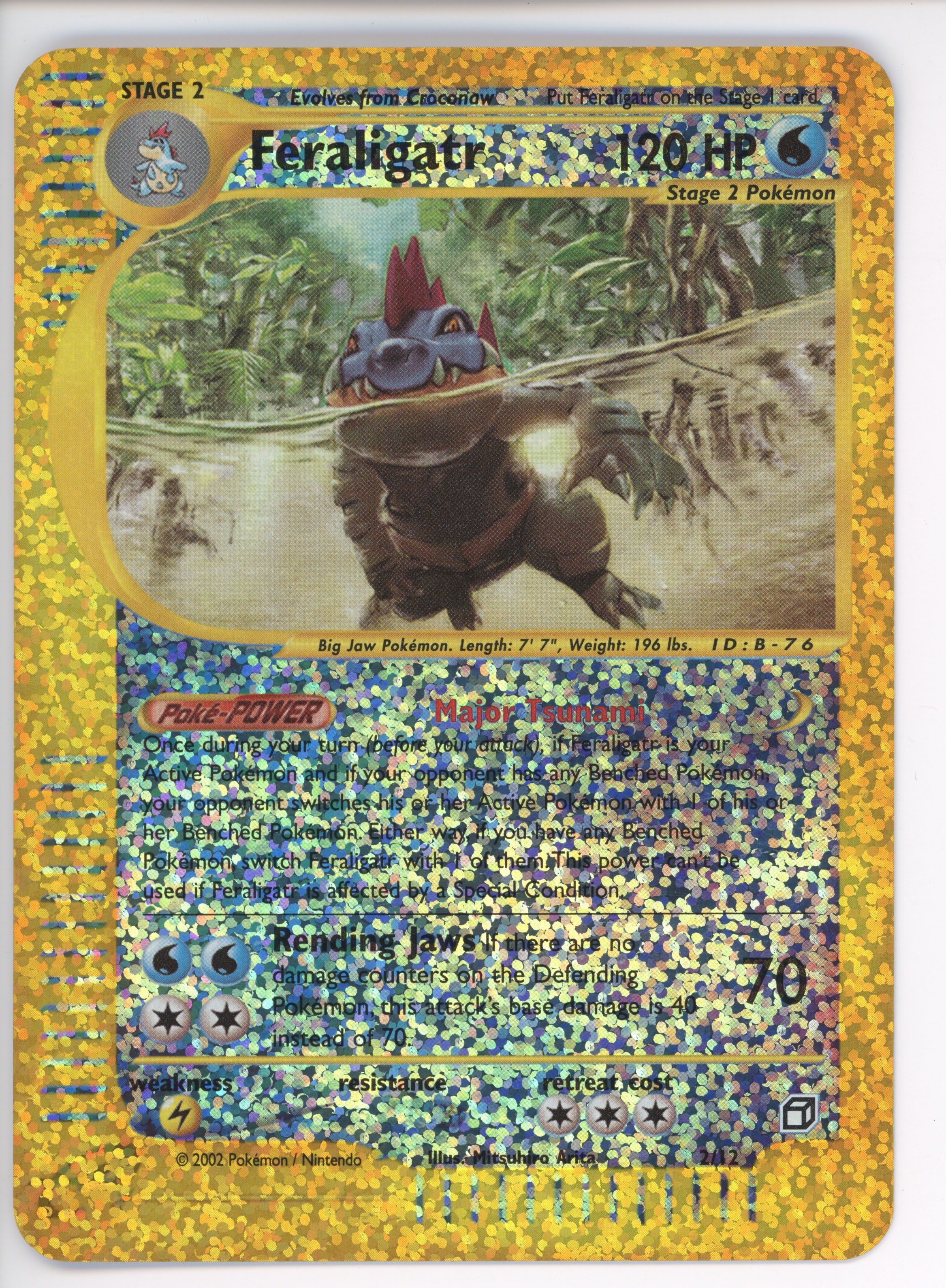 Pokémon TCG - Feraligatr Expedition Box Topper Jumbo Card #2/12