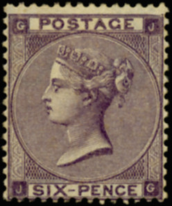 GB 1862  SG83 Pl.3 Mint