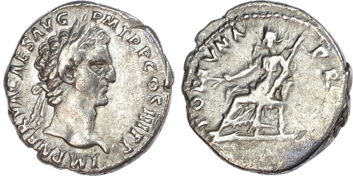 Nerva (AD 96-98) AR Denarius, Rome, AD 97, 3.24g.