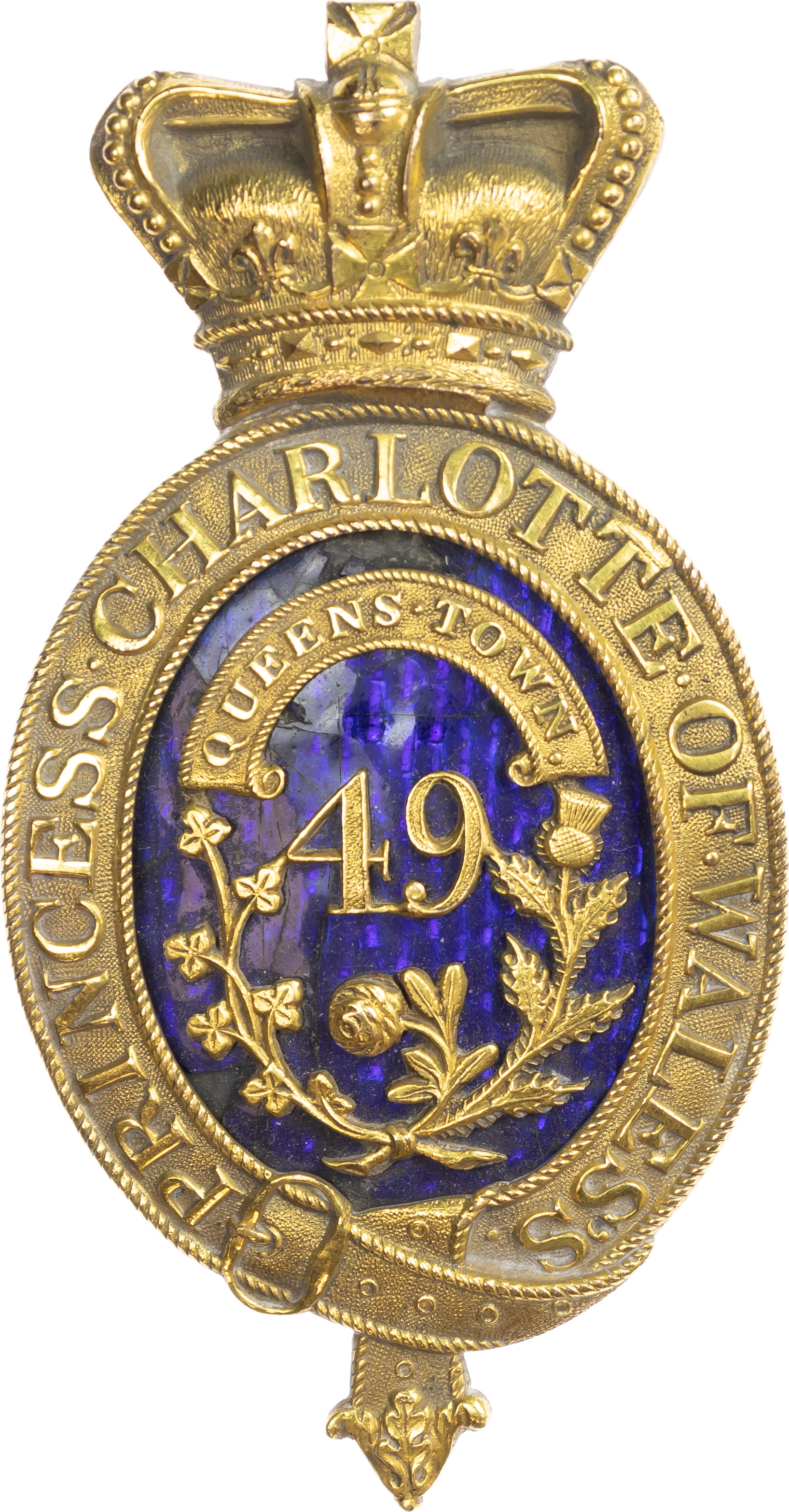 49th Regiment Princess Charlotte of Wales’s, Glengarry Badge