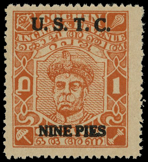 Travancore-Cochin SG 11b unused