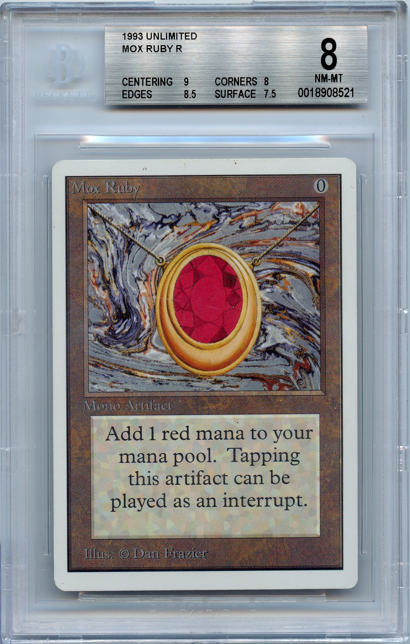 BGS 8 Mox Ruby - Unlimited Power Nine