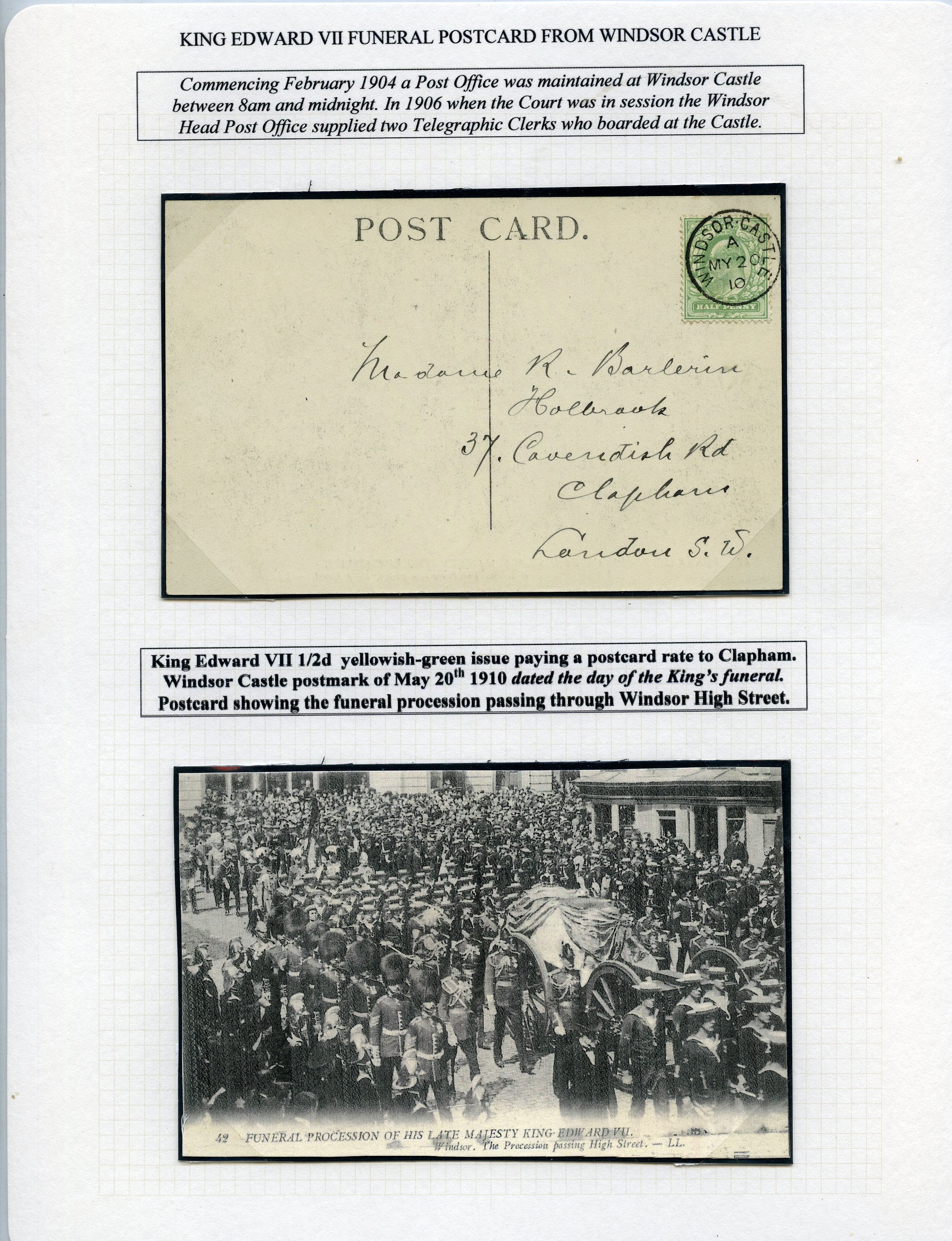 ROYALTY: 1910 (20 May) a wonderful and...