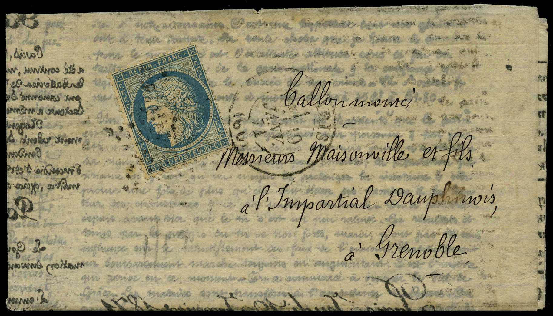 Sixty-third Balloon of the Siege: 1871...