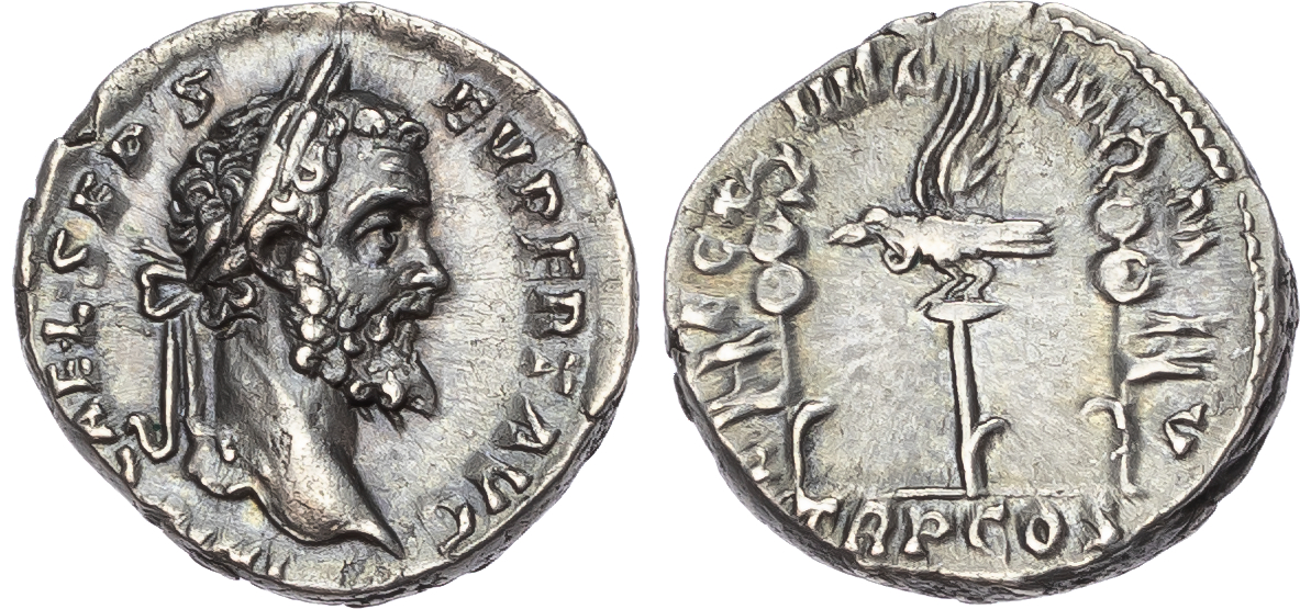 Septimius Severus (AD 193-211) AR Denarius, Rome, AD 193, 3.58g. 