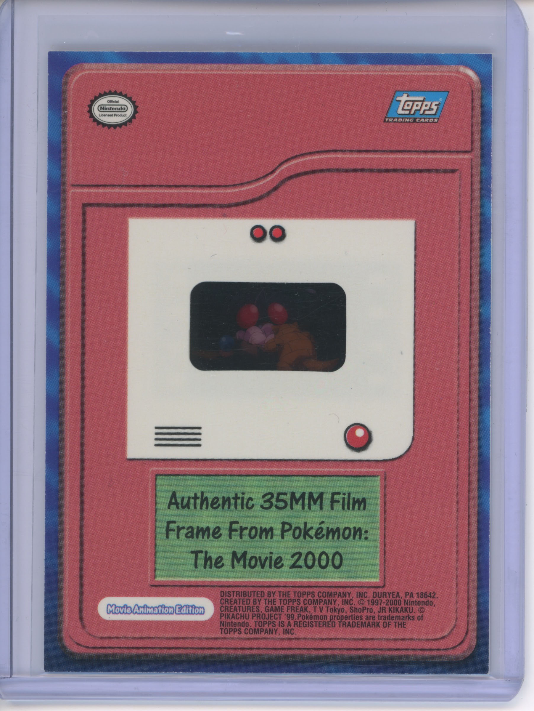 Pokémon Topps - Authentic Film Cell - Pokémon The Movie 2000