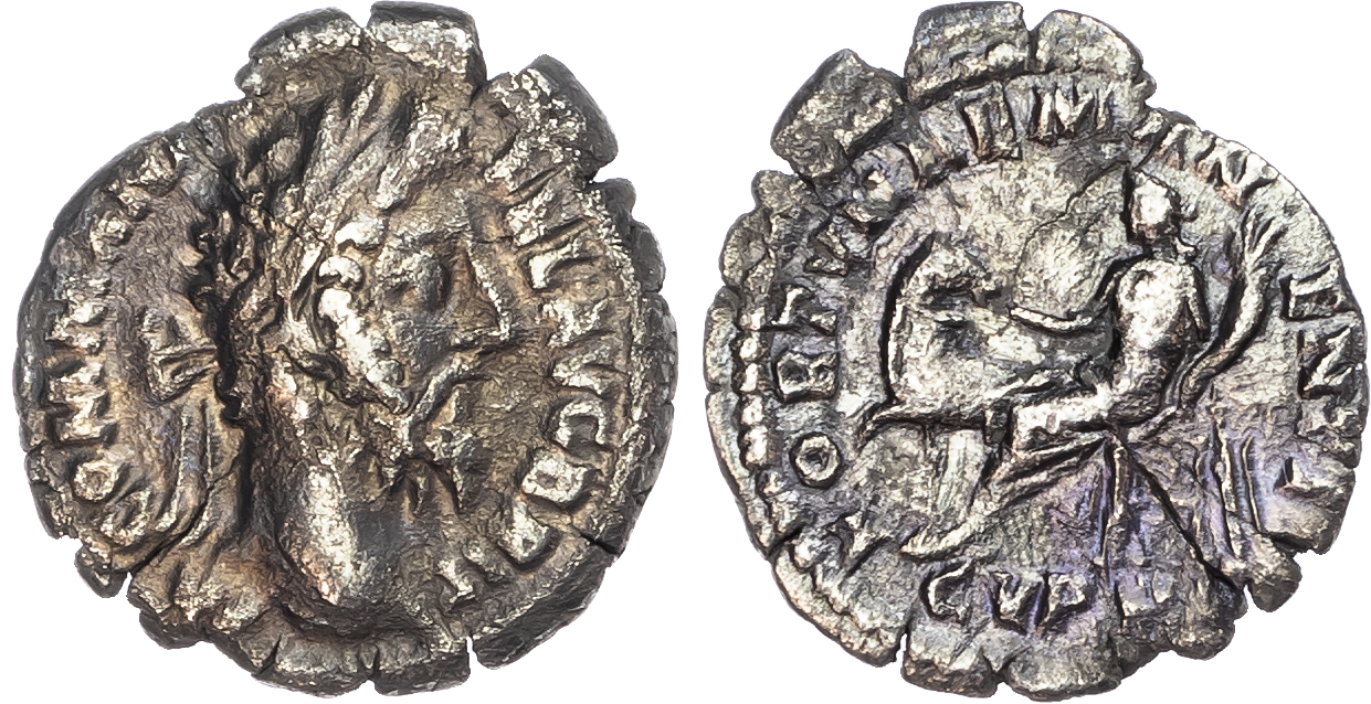 Commodus (AD 177-192) AR Denarius, Rome, AD 189, 2.55g. 