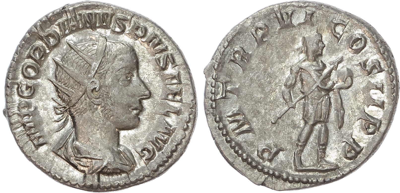 Gordian III (AD 238-244) AR Antoninianus, Rome, AD 241-243, 4.07g.