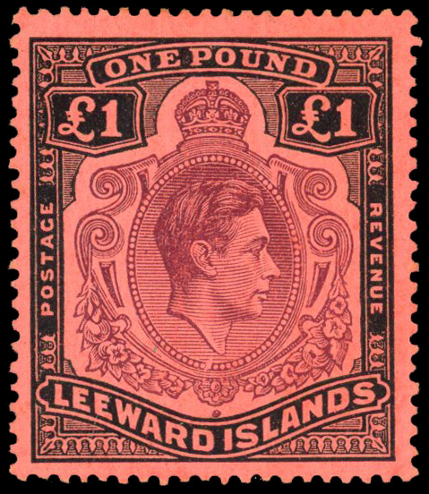 Leeward Islands SG 114ba mint