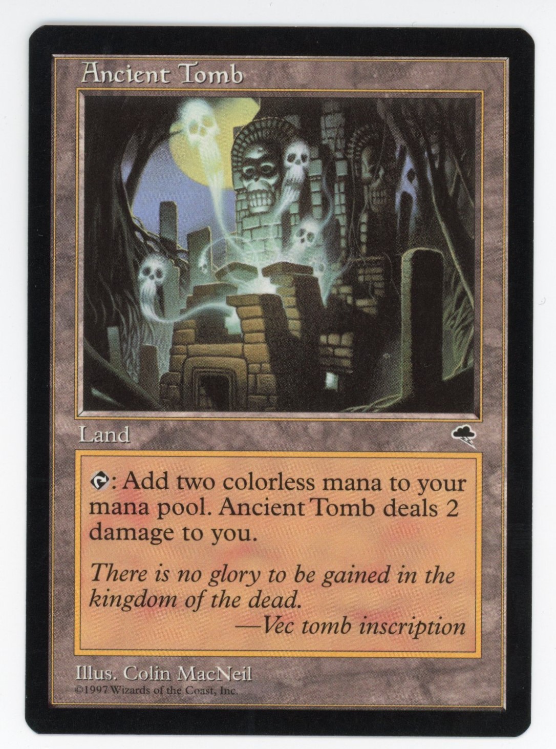 Magic The: Gathering  - Ancient Tomb  - Tempest  - Near Mint