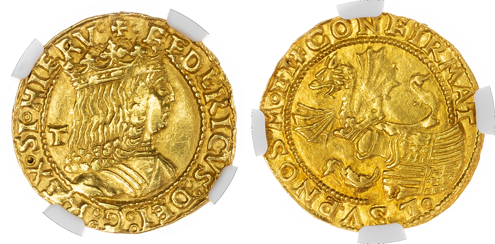 Italy, Naples, Federico III of Aragon (1496-1501), gold Ducat
