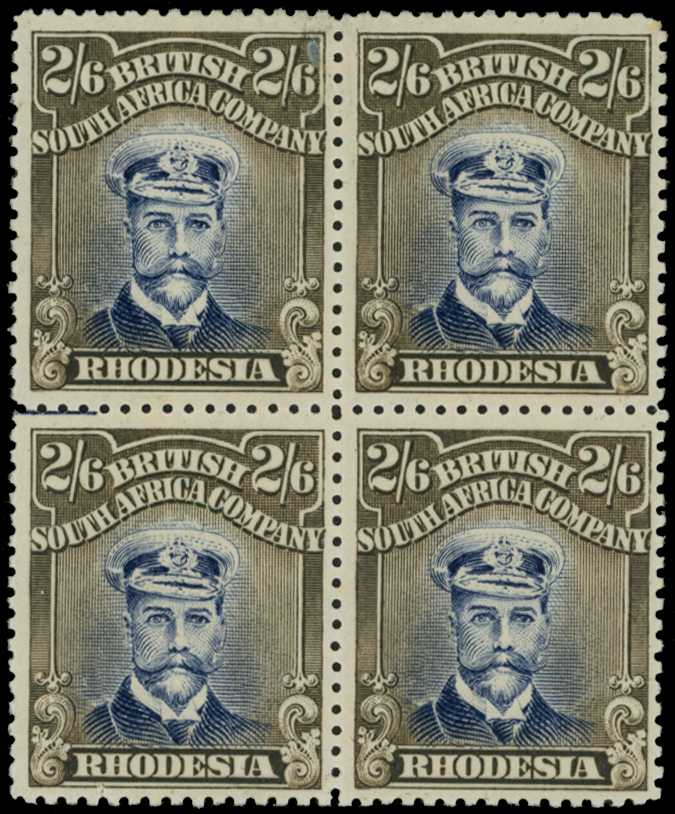 1923 2/6d Head Die IIIB, perf 15, white...