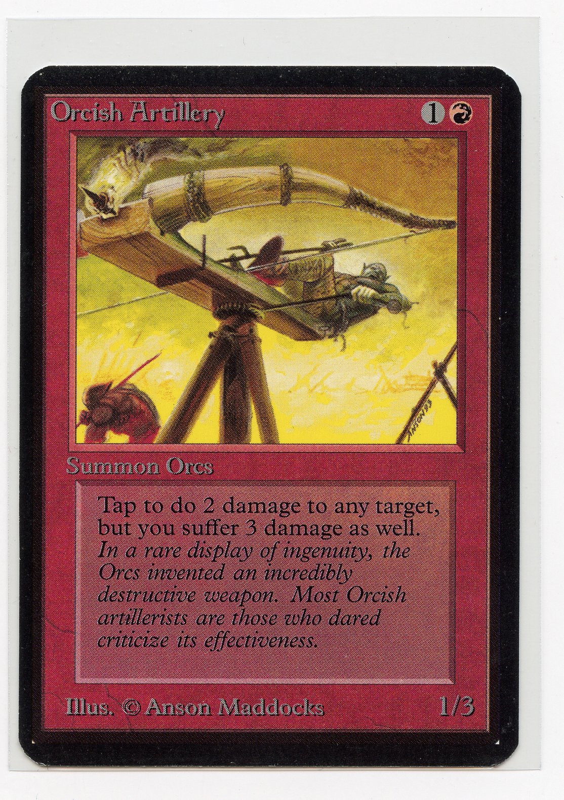 Orcish Artillery - Alpha (NM)