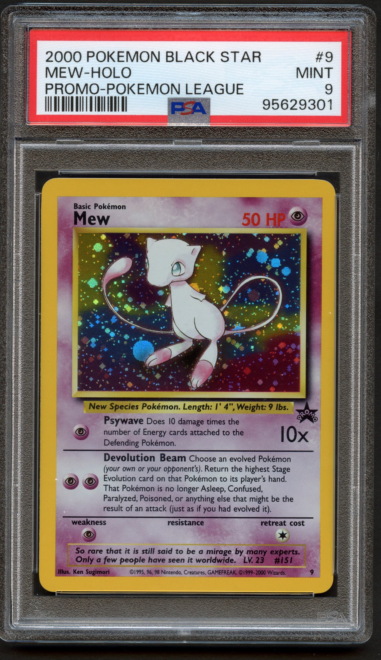 PSA 9 Mew - Black Star Promo #9