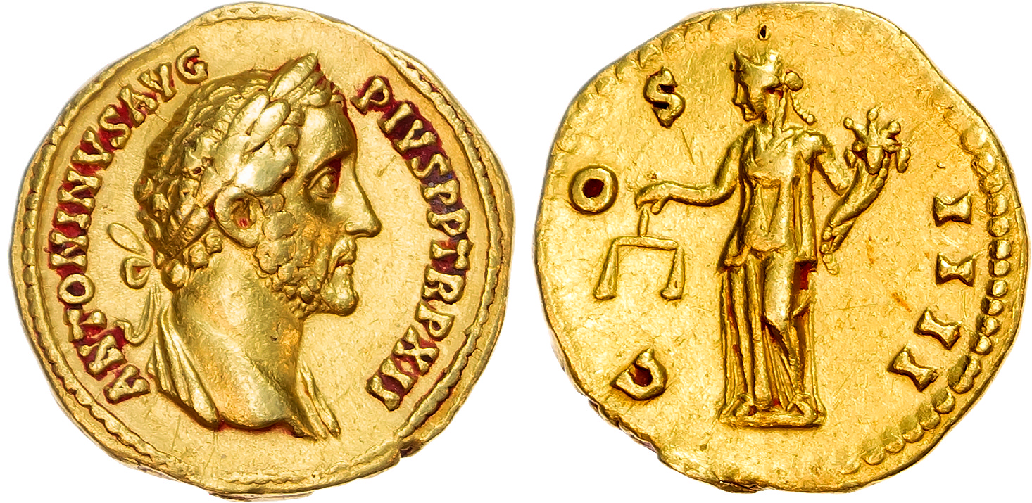 Antoninus Pius (AD 138-161) AV Aureus, Rome, AD 148-149, 7.17g. 