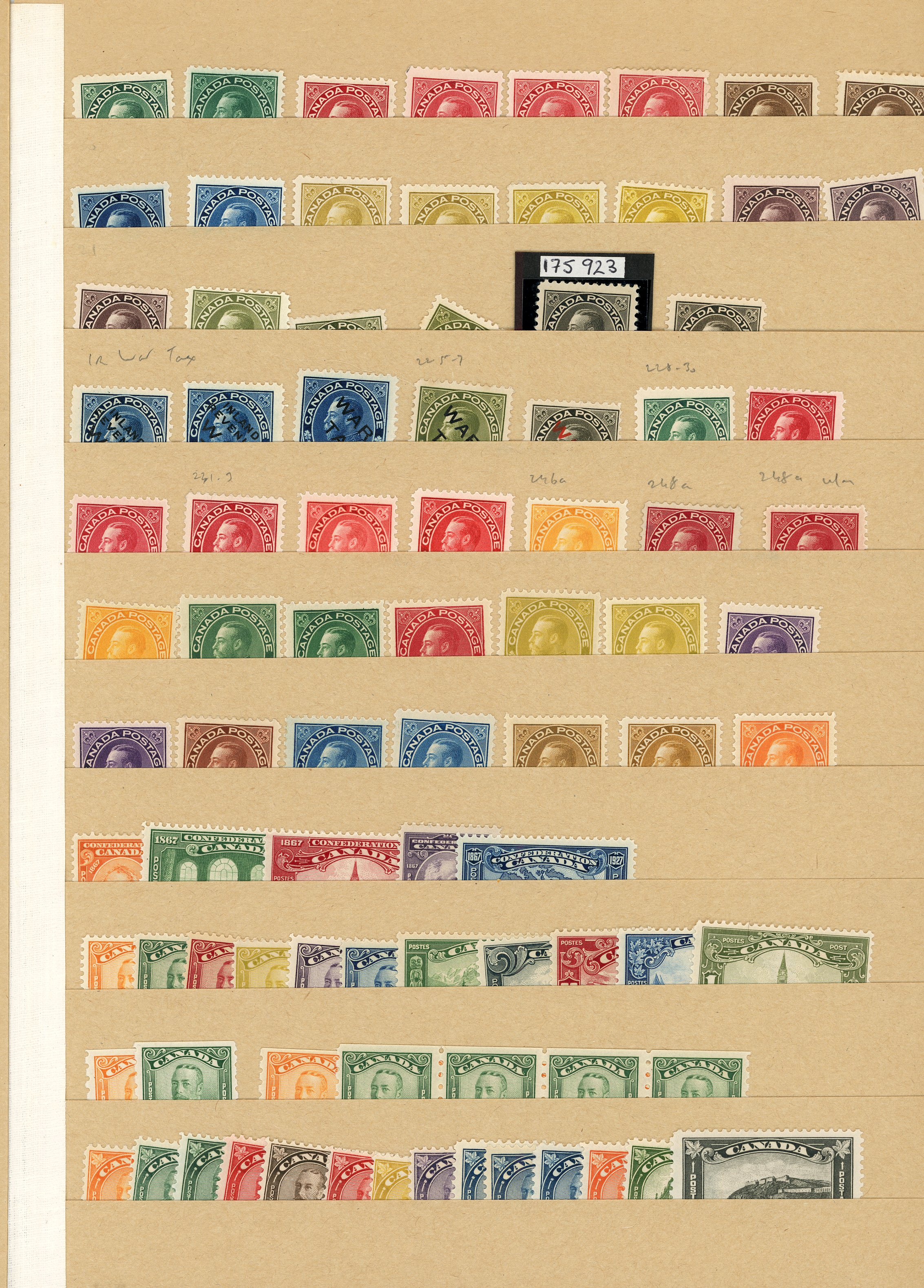 Canada 1911-35 collection mint