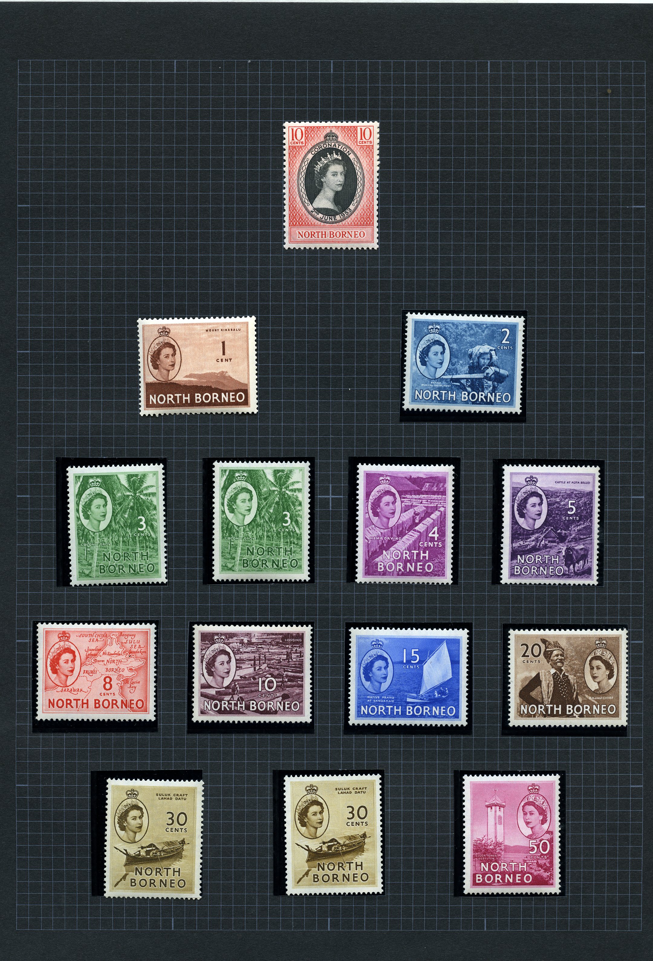 1953 to 1993 mint collection neatly presented...