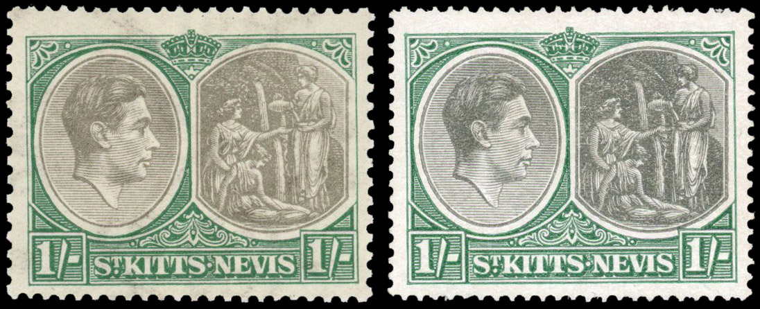 St Kitts-Nevis SG 75a, ba mint