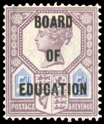 GB SG O81 Board of Education 1902 5d mint