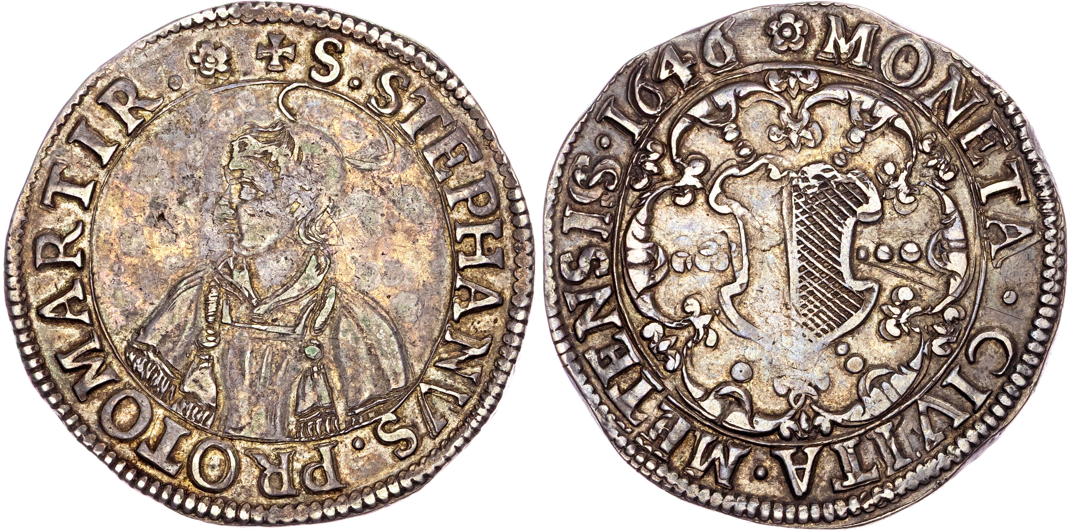 France, Metz, temp. Gaston Henri de Bourbon (1612-1652), silver Taler, 1646