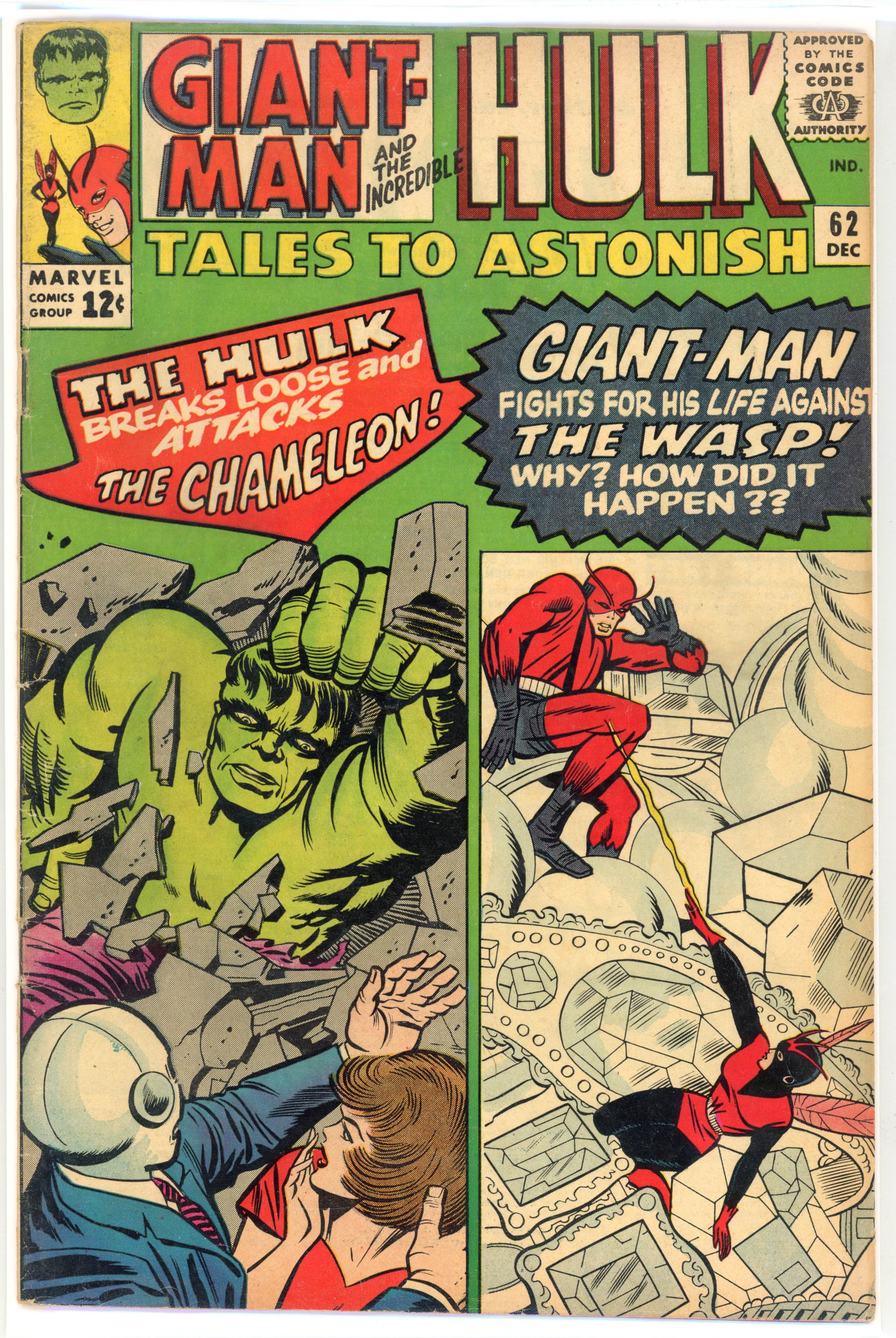 Tales to Astonish #62 (Marvel Comics, 1964) First appearance of the Leader(cameo)